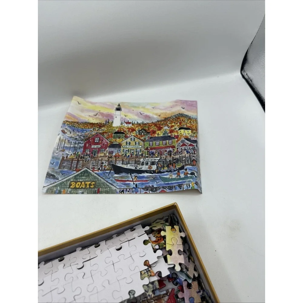 Harbor by The Sea Puzzle - 1000 Pieces 27 x 20 Inches Jigsaw‎ Puzzle